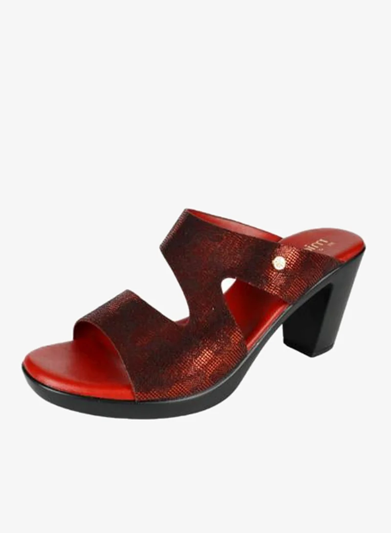 Michelle Morgan Bordo 092-2761 Michelle Morgan Ladies Fashion Heeled Sandals 214RJ993  Bordo for Women | Best Price UAE