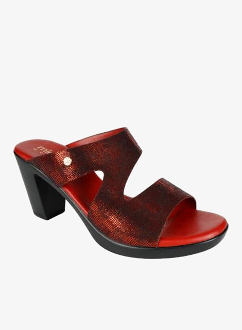 ميشيل مورجان صندل ميشيل مورغان نسائي بكعب - بوردي - Image 1