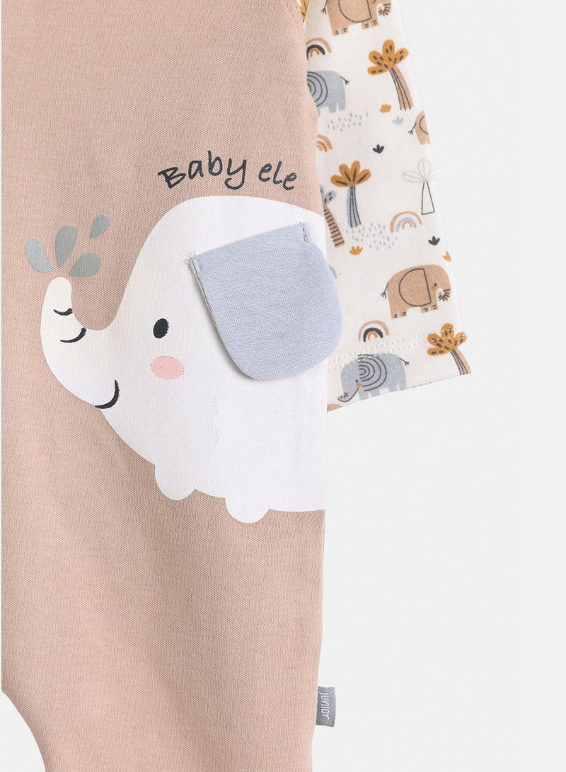 Junior Baby Boys Baby Elephant Romper - Image 4