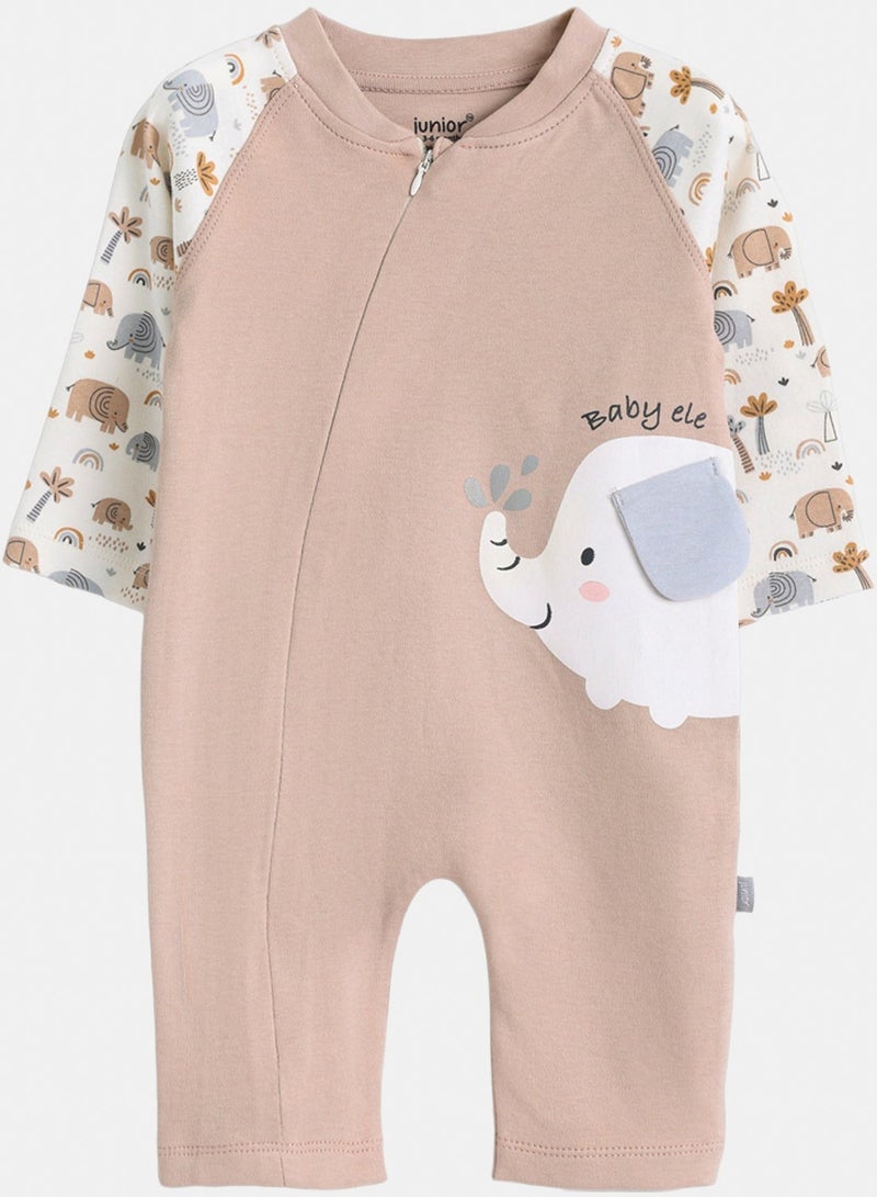 Junior Baby Boys Baby Elephant Romper - Image 3