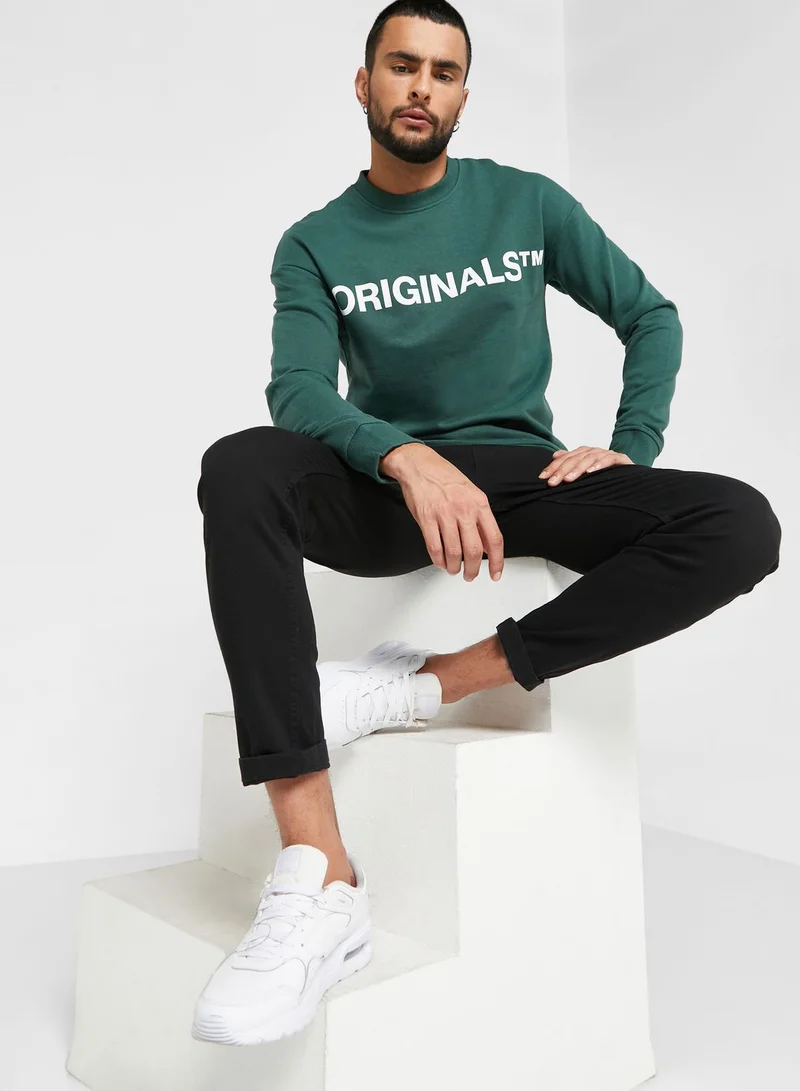 JACK & JONES Logo Printed Sweatshirt
