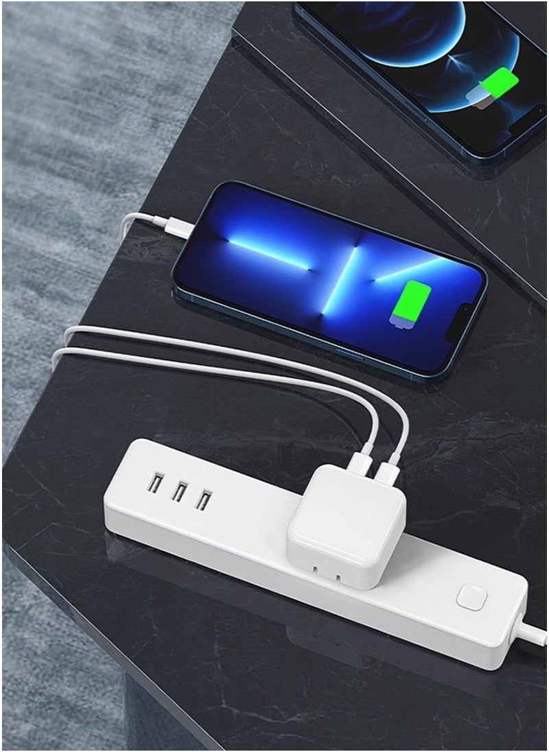 IPhone 40W fast charger | USB C-wall fast charger, dual port output of 20W each independent output, compatible with iPhone 16/15/Pro Max/Pro/Plus and all C-type phones