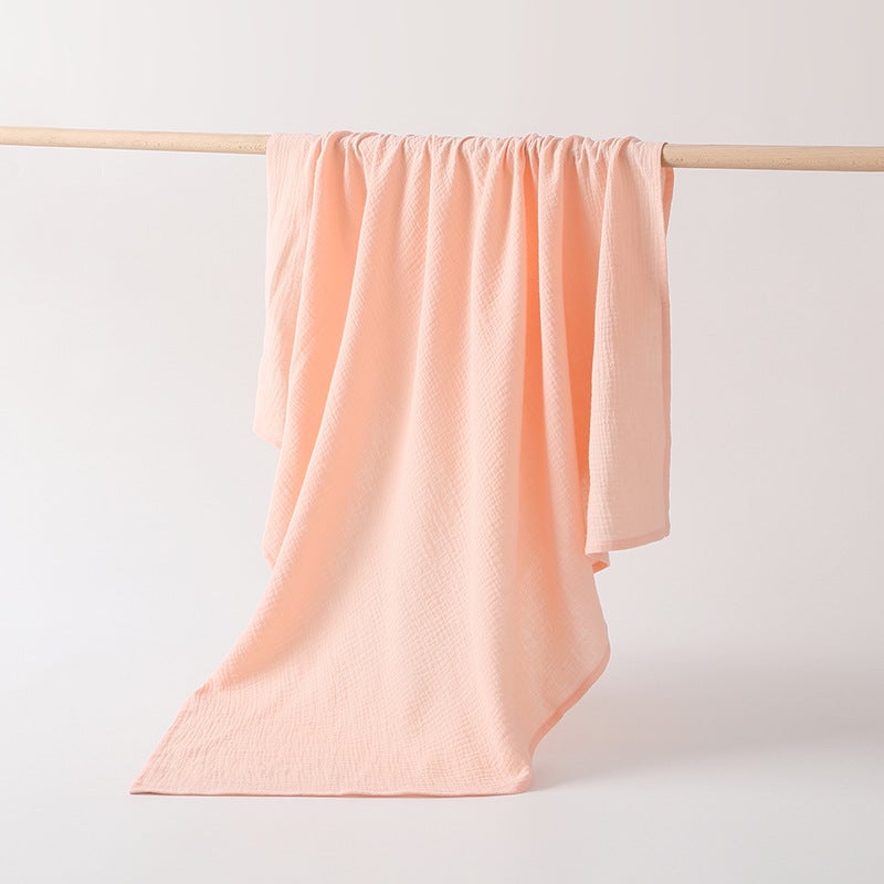 Baby Bath Towel Double-layer Pure Cotton Gauze Extra Absorbent Newborn Blanket Baby Towel Quilt Big Towel Not Deformed - Image 3