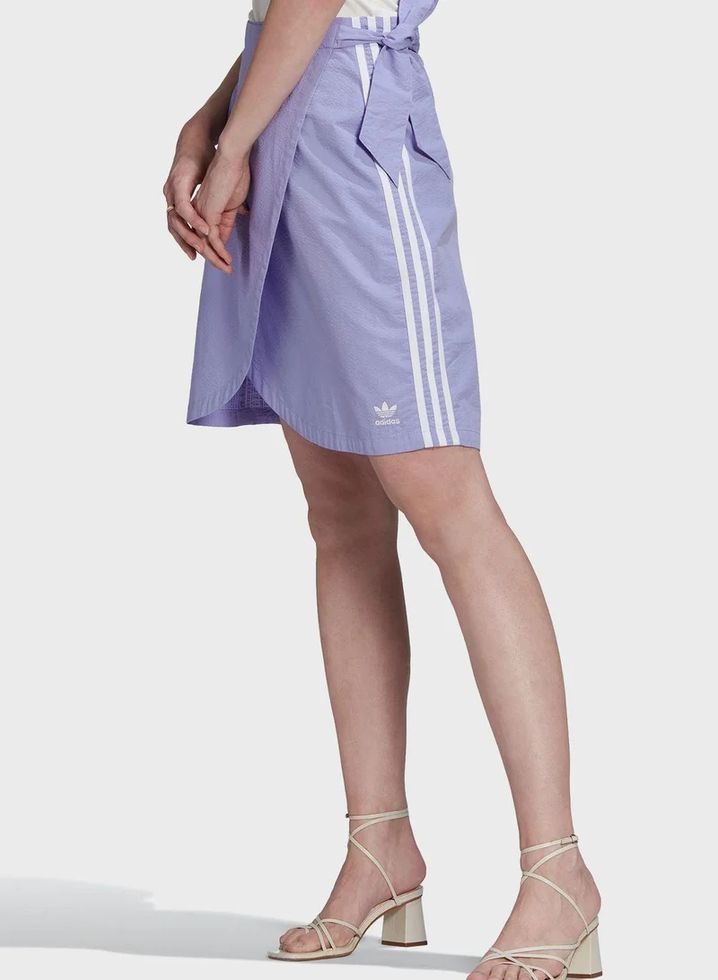 Adidas adidas TIE SKIRT Purple Originals Women SKIRTS / DRESSES