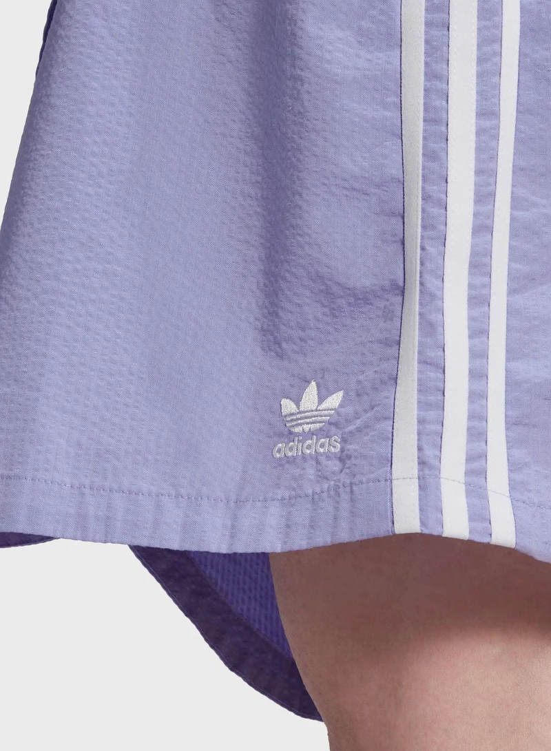 adidas تنورة تاي أديداس أوريجينالز للنساء - بنفسجي