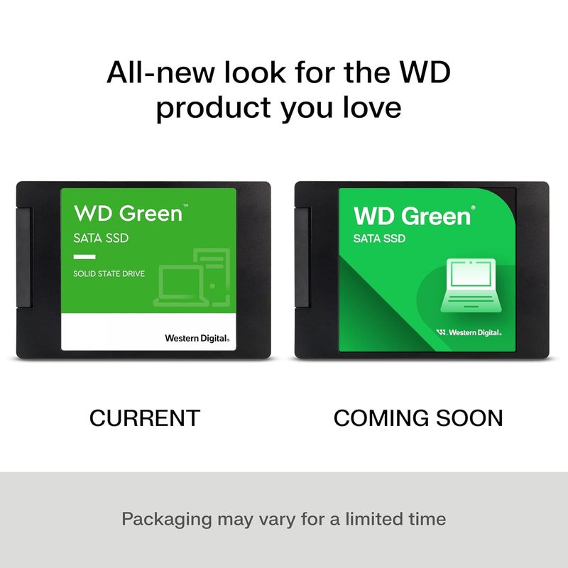 Western Digital WD Green SATA 1TB, Up to 545MB/s, 2.5 Inch/7 mm, 3Y Warranty, Internal Solid State Drive (SSD) (WDS100T3G0A) - Image 2