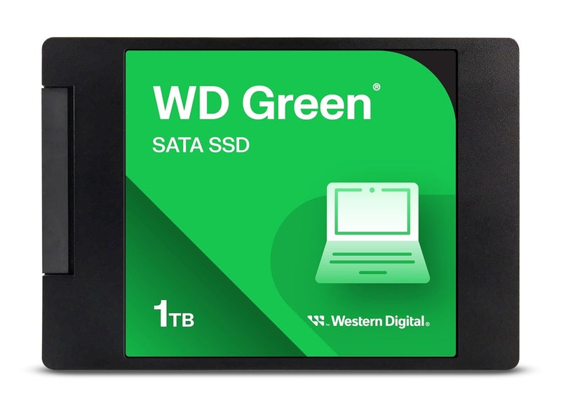 Western Digital WD Green SATA 1TB, Up to 545MB/s, 2.5 Inch/7 mm, 3Y Warranty, Internal Solid State Drive (SSD) (WDS100T3G0A) - Image 1