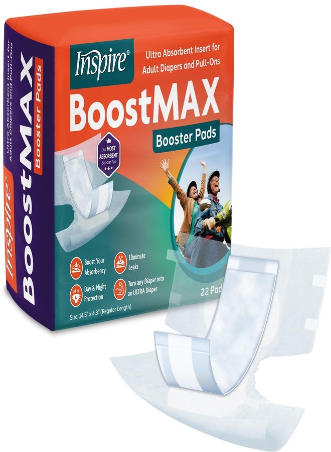 Inspire Incontinence Booster Pads Super Absorbent Absorbs Over 5 Cups | Liner Women and Men | Inserts for Adult Diapers Overnight 22 Count - Image 1