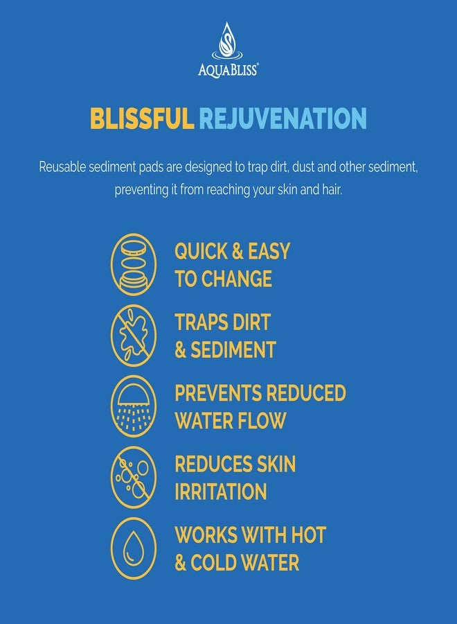 AquaBliss مرشحات دش أكوابليس - احمِ بشرتك وشعرك من الصدأ والغبار والرمال والشوائب الأخرى في الماء. متوافق مع SF400 و SF500-30 عبوة. - Image 2
