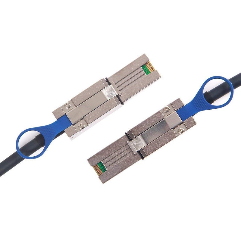 10Gtek SFF-8088 to SFF-8088 External Mini SAS HD Cable, 3G/6Gbps SAS2.0 26Pin Hybrid Cable Attached SCSI for Raid, DAS, and Servers, 100-Ohm, 2-m(6.6ft) - Image 3