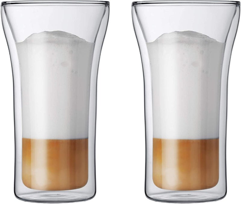 bodum Assam Double Wall Glass, 0.4 Litre Box, 2 Piece - BD-4555-10 - Image 1