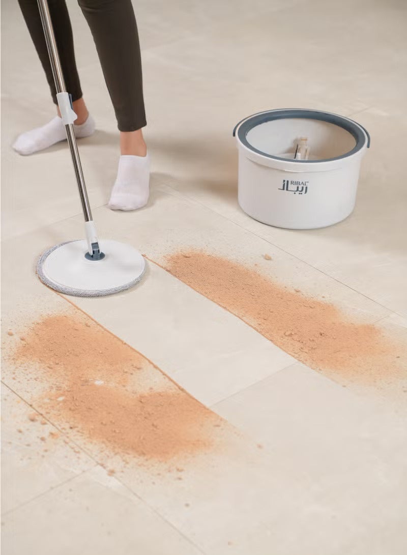 ريبال وسادة استبدال ممسحة الأرضيات السحرية (سميكة) - عبوة قابلة للغسل من الألياف الدقيقة للتنظيف العميق - رأس ممسحة ماصة قابلة لإعادة الاستخدام متوافقة مع نظام ممسحة الأرضيات السحرية من ريبال - Image 5