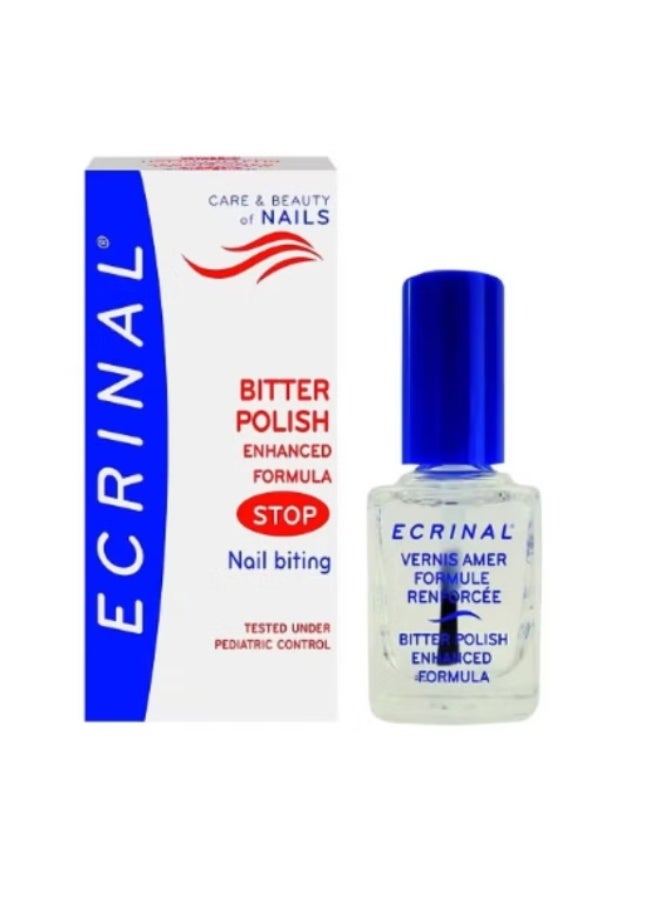 طلاء أظافر إكرينال المر 10 مل | علاج توقف قضم الأظافر | حل مضاد لقضم الأظافر للأطفال والبالغين | حماية العناية بالأظافر