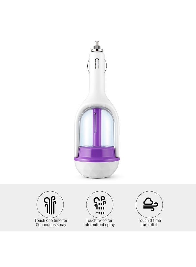 USB Car Charger Humidifier with Aromatherapy Function, 50ML Tank, DC 12V, Ultra-Quiet Mist Spray, Automatic Shut-Off, Portable for Car, Office, and Travel Use - Image 5