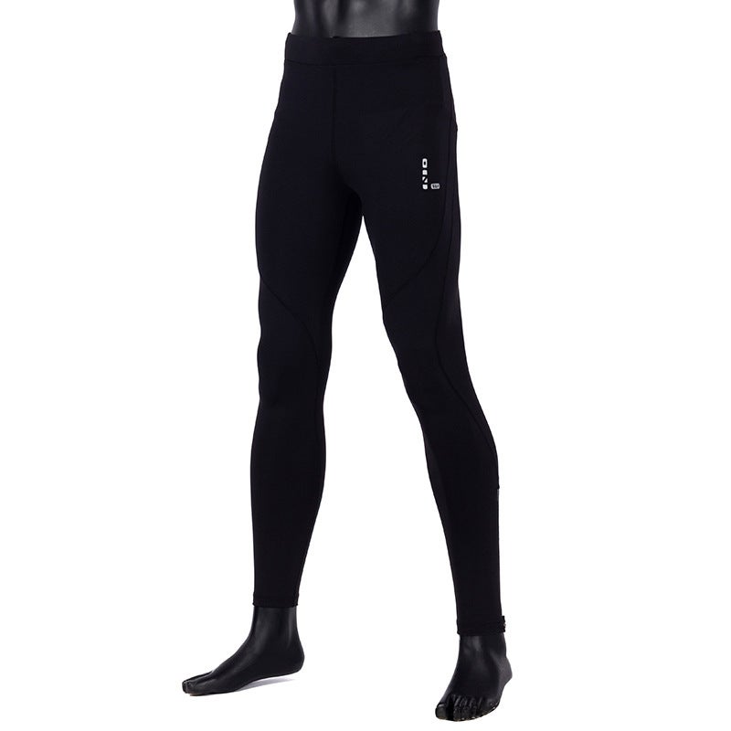 Big Sale Processing Zero-Resistance Track And Field Marathon Running Fitness Training Quick-Drying Zipper Pocket Sports Tight Pants - Image 3