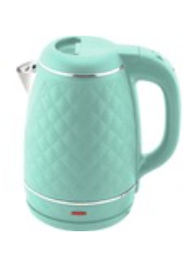Flamingo Premier Stainless Steel-Plastic Electric Kettle, 1.8L, 1500W, Green 7252772732728 - Image 2