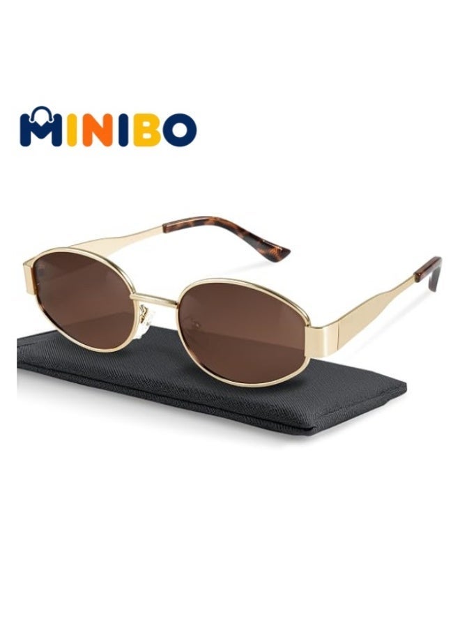 MINIBO Unisex Retro Square Polarized Sunglasses, Premiums for Fishing Cycling Travel Beach Outdoor Activity - Image 1