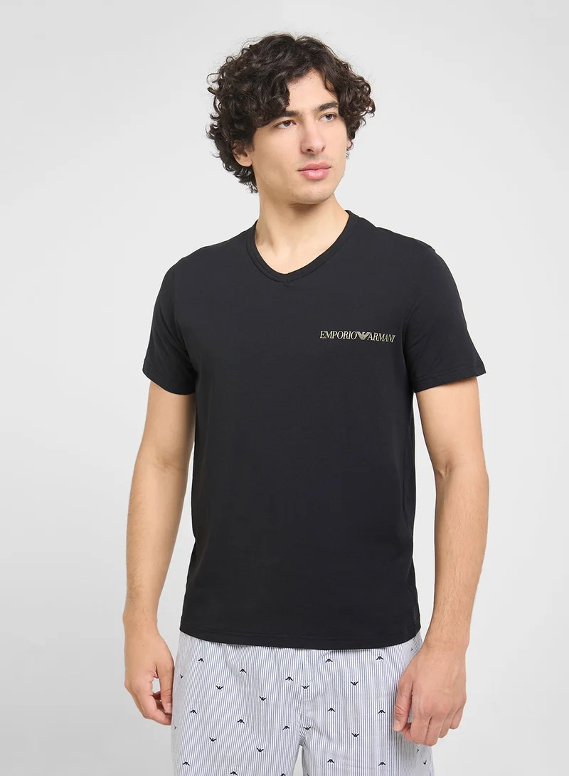 Beachwear Logo Crew Neck T-Shirt