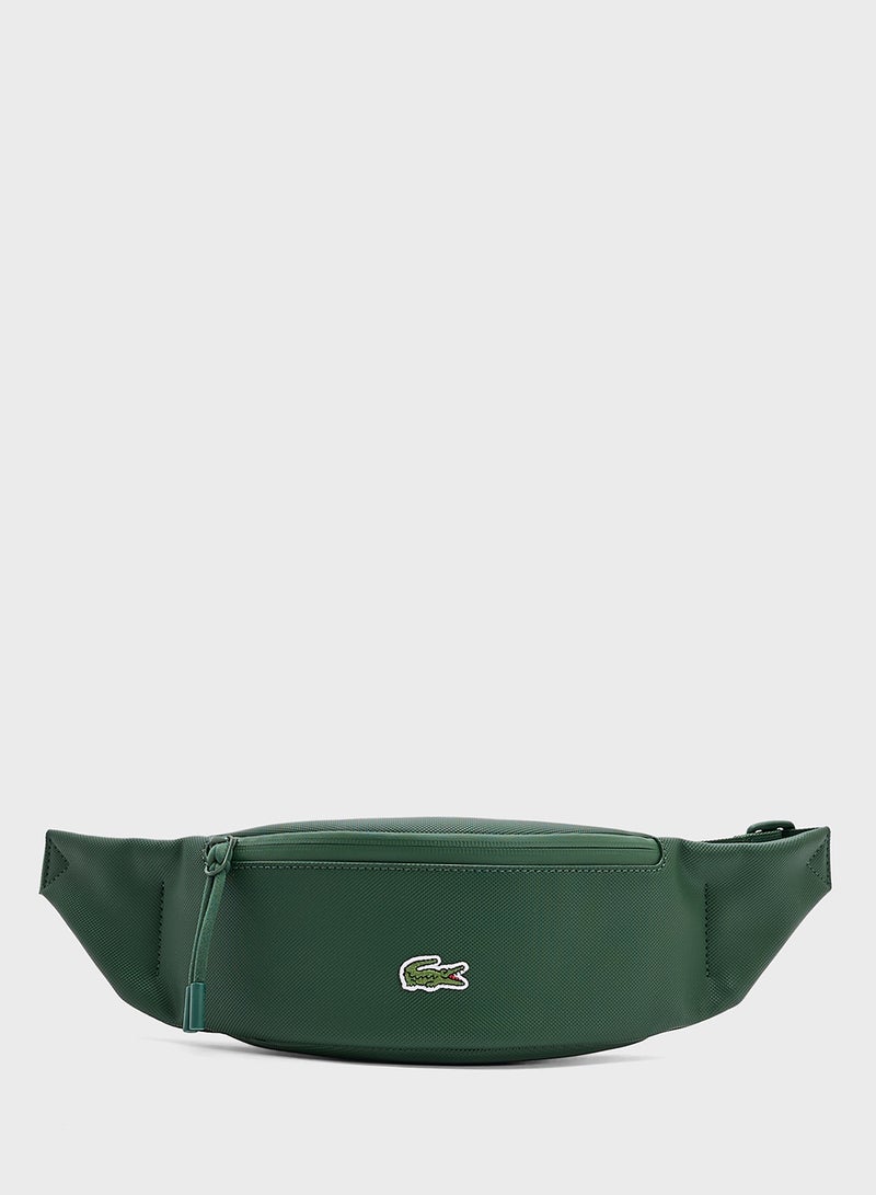 LACOSTE Logo Zip Over Crossbody  - Image 1
