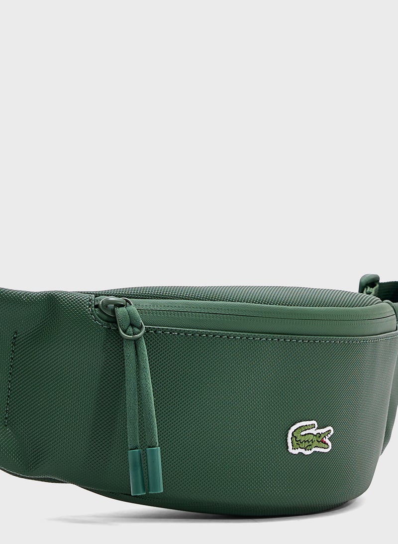 LACOSTE Logo Zip Over Crossbody  - Image 4