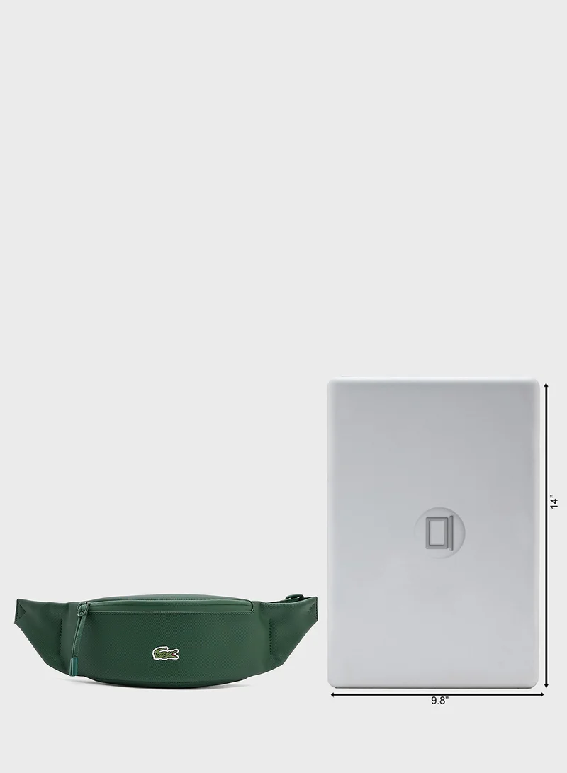 LACOSTE Logo Zip Over Crossbody