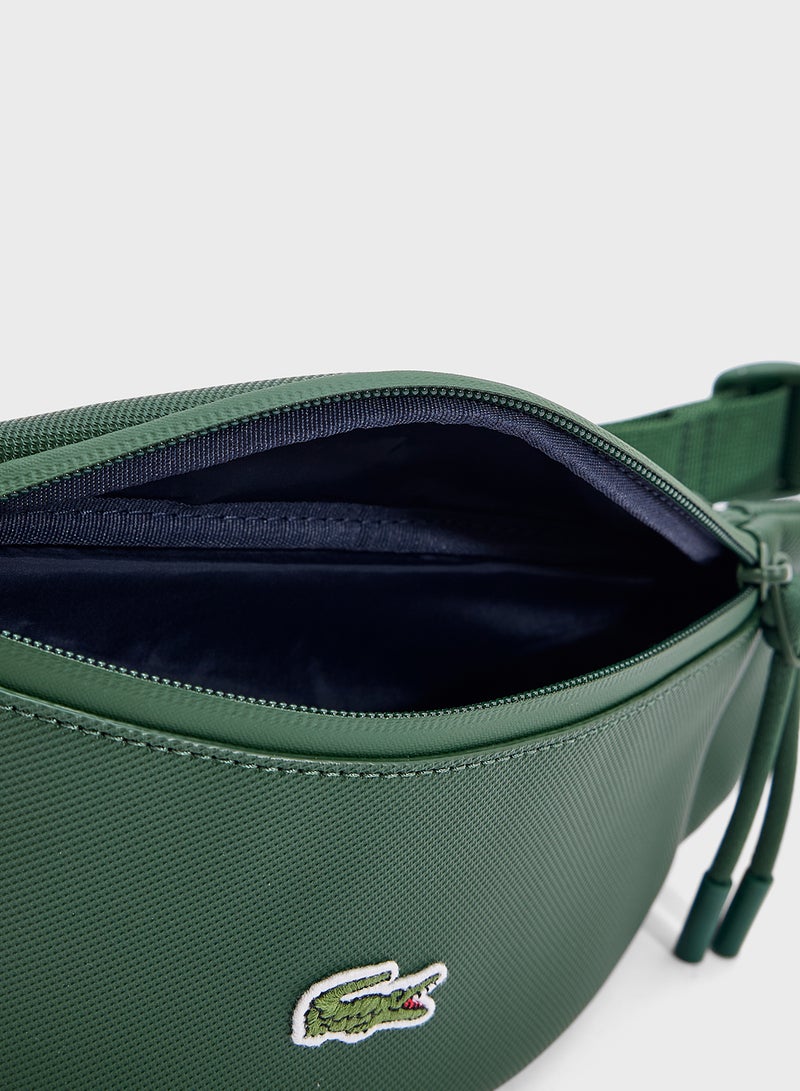 LACOSTE Logo Zip Over Crossbody  - Image 5