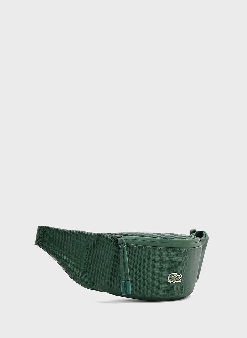 LACOSTE Logo Zip Over Crossbody  - Image 3