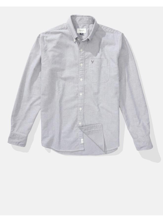 American Eagle AE Everyday Oxford Button-Up Shirt - Image 3