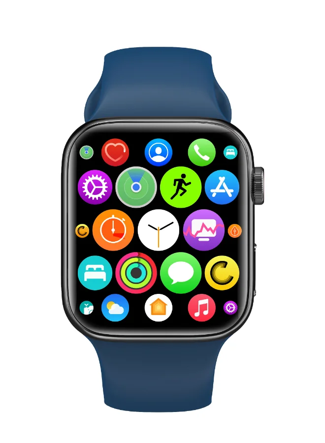KENNETH SCOTT Unisex Silicone Smart Watch KS-8SE-BLUE - 49 mm