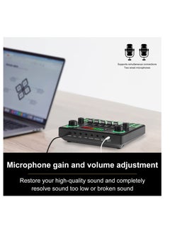 Excefore Live Sound Card Audio Mixer, Bluetooth Audio Mixer, Podcast Audio Interface with DJ Mixer Effects, Podcast Production Studio Equipment, Prefect for Streaming/Podcasting/Gaming  - Image 5