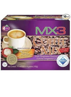 MX3 Mangosteen Coffee Mix (10 Sachets) Sugar Free