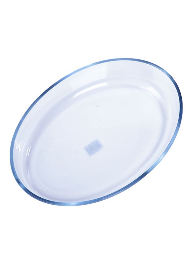 Royalford Glass Oval Dish Clear - Image 1