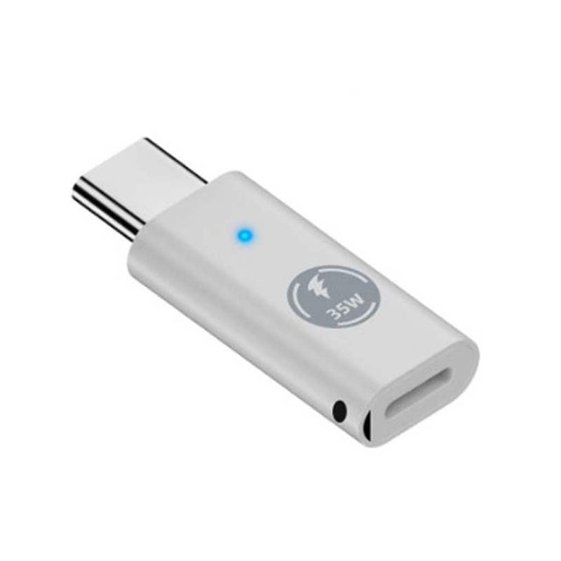 TECPHILE Type-C to Lighting OTG Adapter Converter, 35W PD Fast Charging, 480Mbps Data Transfer, LED Indicator, Compatible with iPhone 14/13/12/11/X/8 Series and Other Type-C Devices (Pack of 1) - Image 1