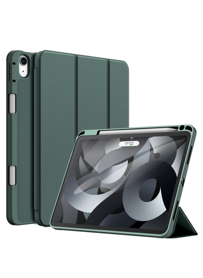 TIGER iPad Air 11-inch M2 2024 6th Generation Case with Pencil Holder, Silicone Magnetic Cover, Slim Tablet Protection for iPad Air 11-inch M2 6th Generation - Image 1