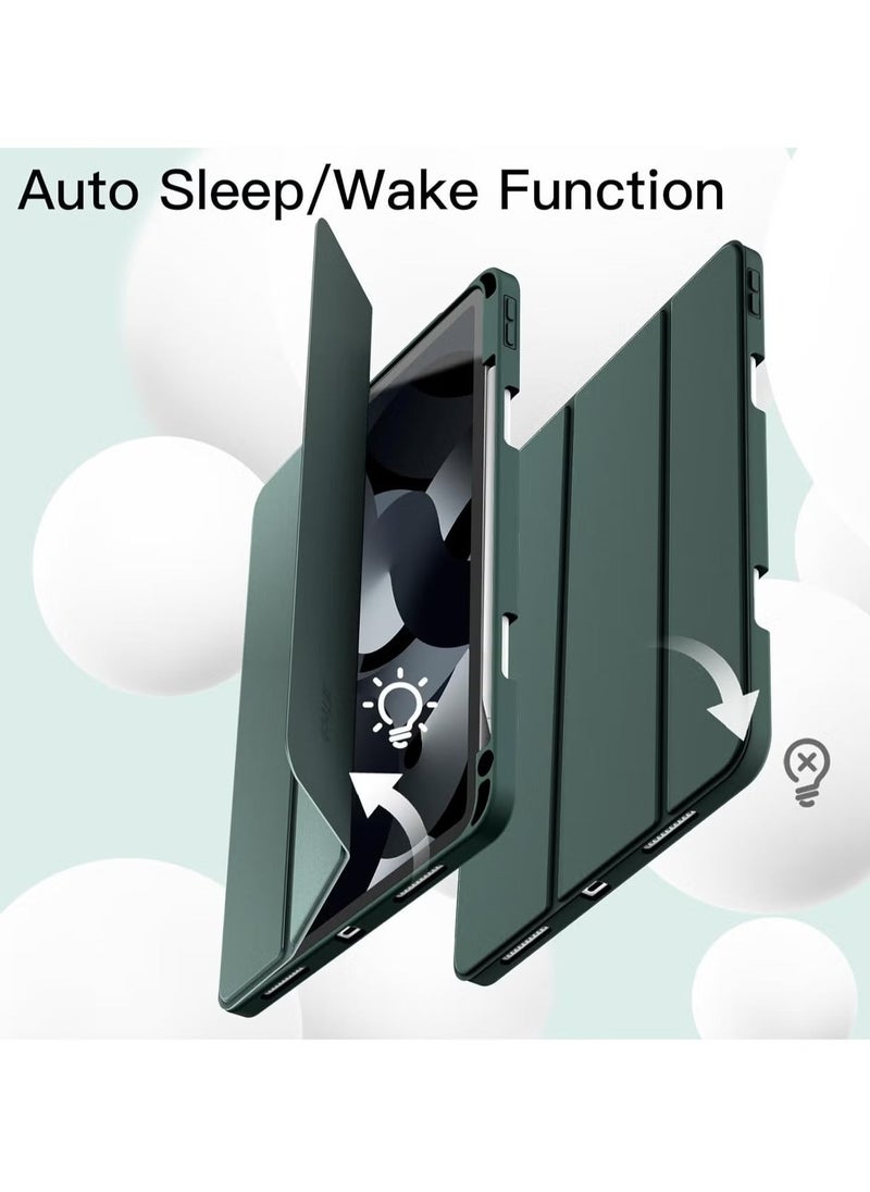 TIGER iPad Air 11-inch M2 2024 6th Generation Case with Pencil Holder, Silicone Magnetic Cover, Slim Tablet Protection for iPad Air 11-inch M2 6th Generation - Image 2