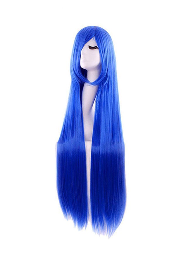 NIBEMINENT Cosplay Party Anime Full Hair Wig Blue 100cm - Image 1
