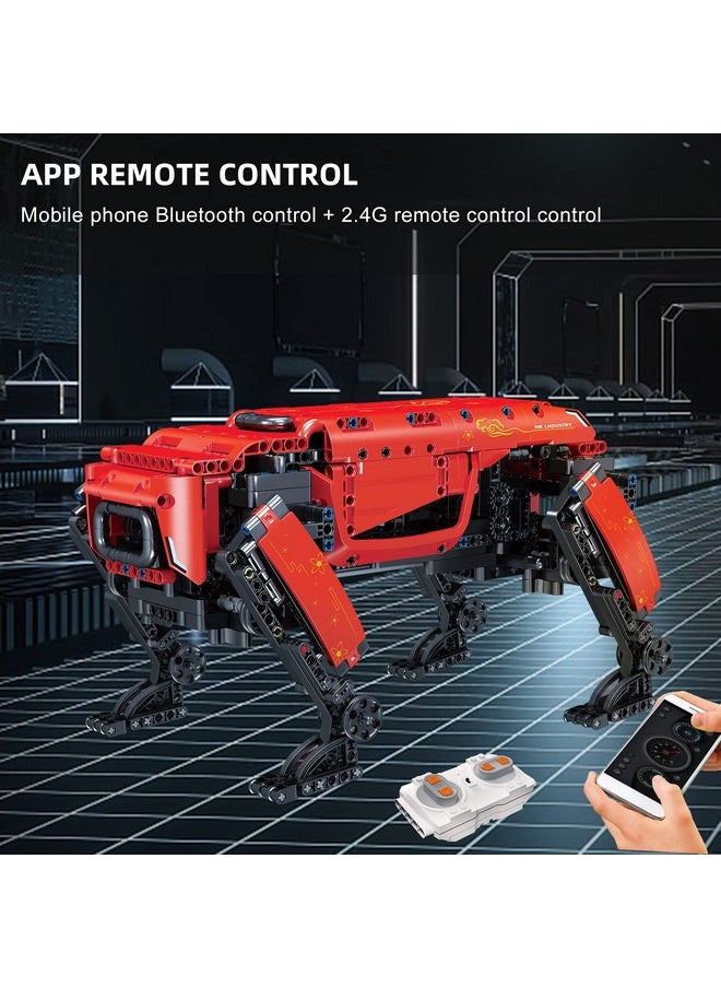 mould king - 15067 Robot Dog Mk Dynamics Building Kits Moc Building Blocks Set To Build Gift For Kids Age 8+/Adult Collections Enthusiasts(936 Pieces With Motor/App Remote Control) - Image 1