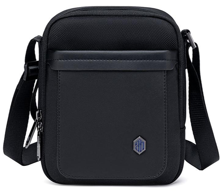 ARCTIC HUNTER Lightweight Crossbody Sling Bag, Small Work Office Messenger Bag for Men, Black - Image 1
