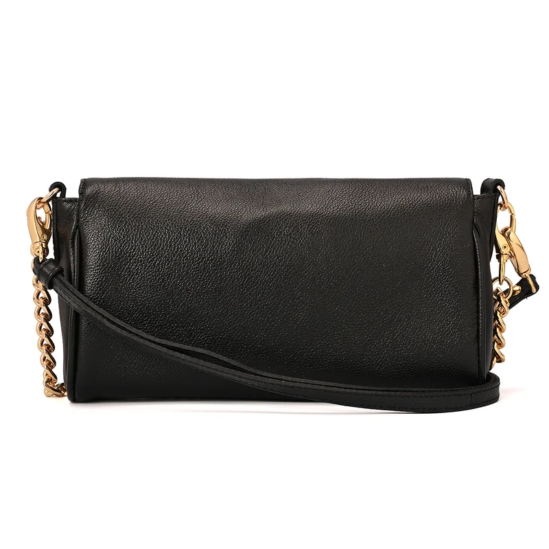 Carmen Steffens Black Baguette Bag
