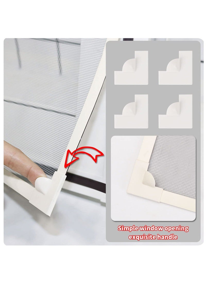 واي آند دي Adjustable Magnetic Window Screen, DIY Fly Screen Max 39.4” x 47.3”Fits Any Smaller Size Easy Installation Keep Bugs/Flys/Mosquitoes Out - Image 4