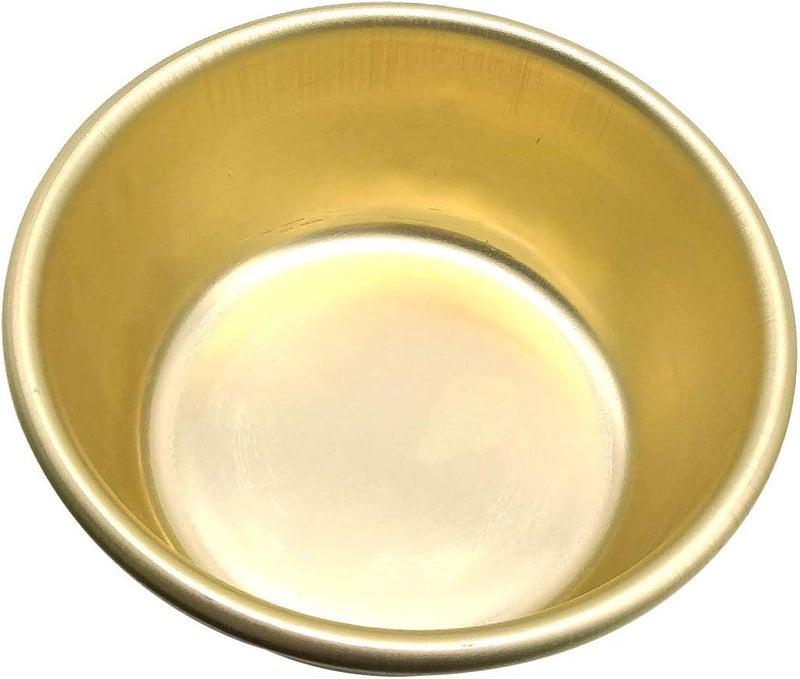 SUPIA Korean Traditional Wine BowlsNo handle Korean Wine Bowl Hiking Soup Dish BBQ Parties Camping  All Occasions Aluminum Yellow 2pcs 531 inches - Image 5