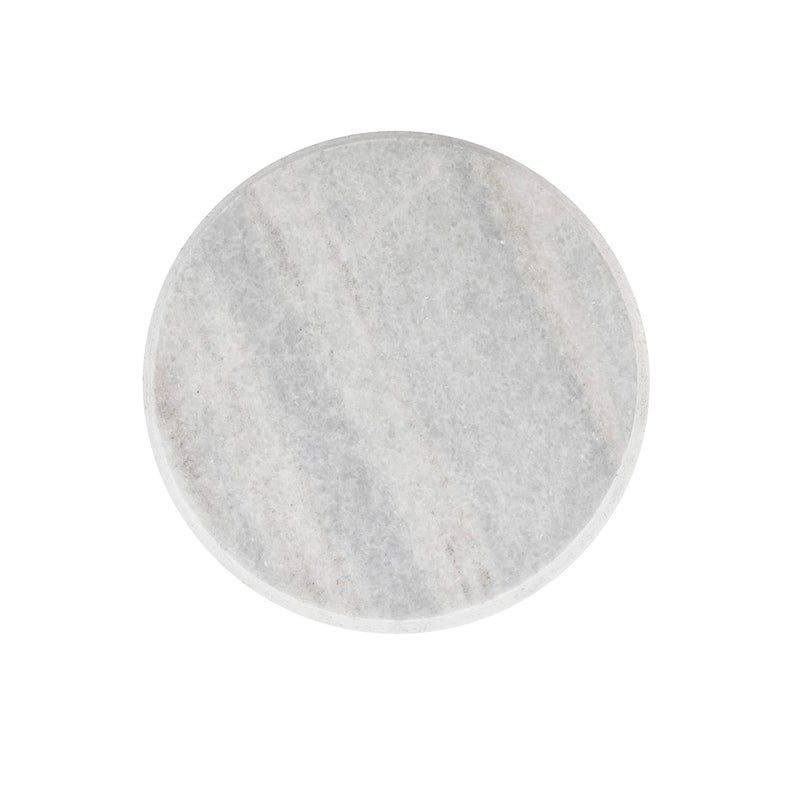 RBY Pure White Marble Chakla (Chopping Board) 9.5 Inch Rolling Board Polpat for Cutting Chopping and Rolling - Image 4