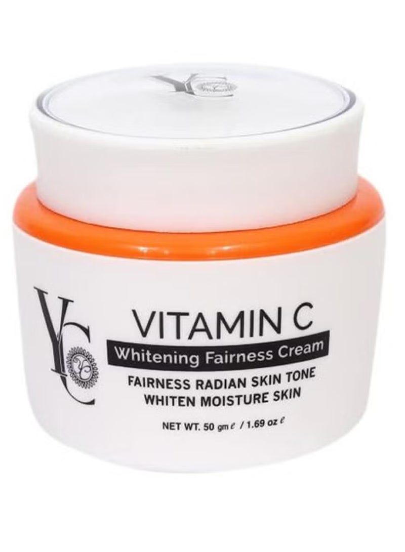 واي سي كريم تبييض وتفتيح البشرة بفيتامين سي 50 جرام - Image 4