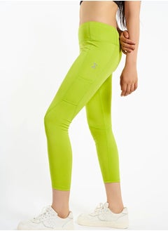 SIGMA FIT Sigma Fit ACID LIME CRUCIAL BASIC LEGGINGS - S ,Color: Phosphorous  - Image 1