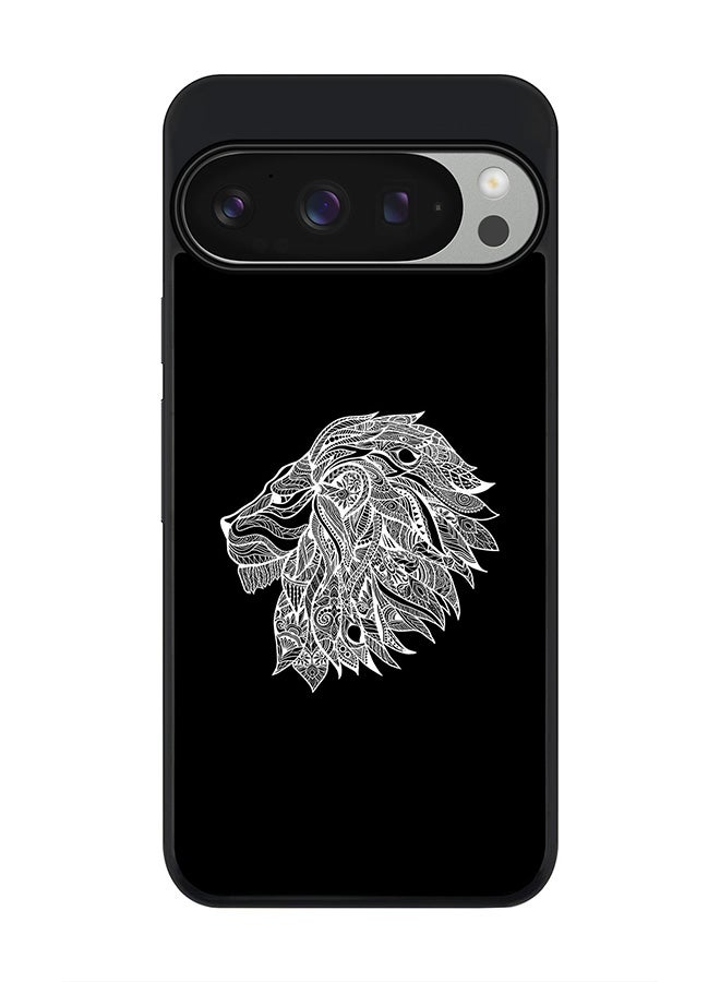 Stylizedd For Google Pixel 9 Pro Case,Slim fit Camera Protection, Shockproof Thin Phone cover - Lion Abstract - Image 1