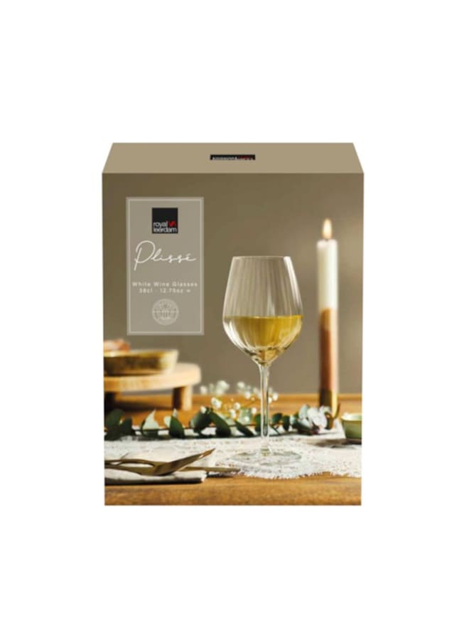 royal leerdam Plissé White Wine 38Cl - 4Piece - Image 2