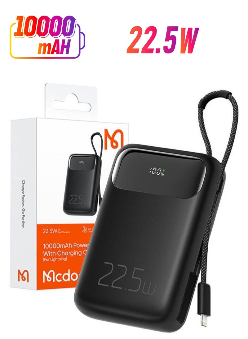 Mcdodo Power Bank Mcdodo MC-3253 10000mAh, 22.5W up to C Black - Image 1