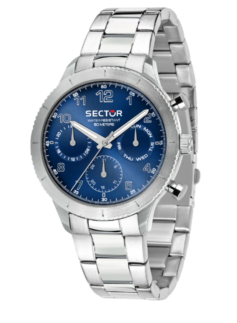 Sector Men's 41MM Blue, Sunray Dial Stainless Steel Watch - R3253578012 - Image 1