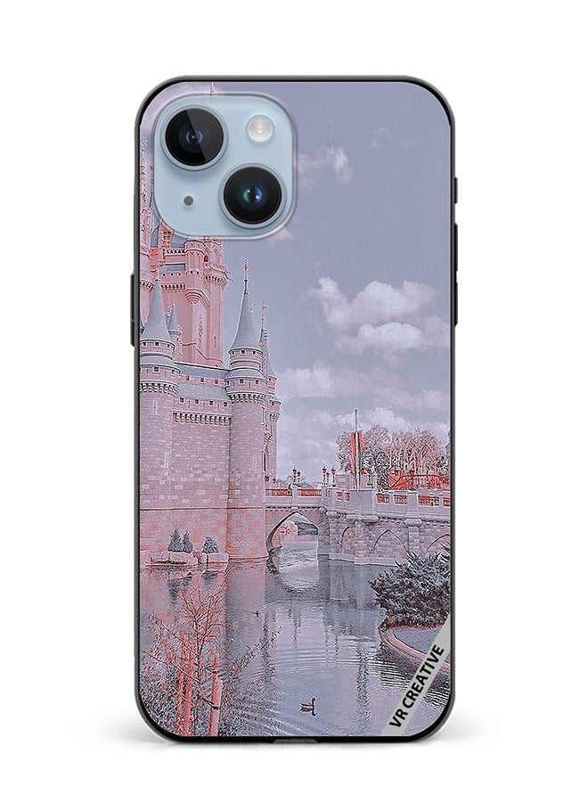 VR CREATIVE Protective Case Cover For Apple iPhone 15 Plus Disney World Design  Multicolour - Image 1