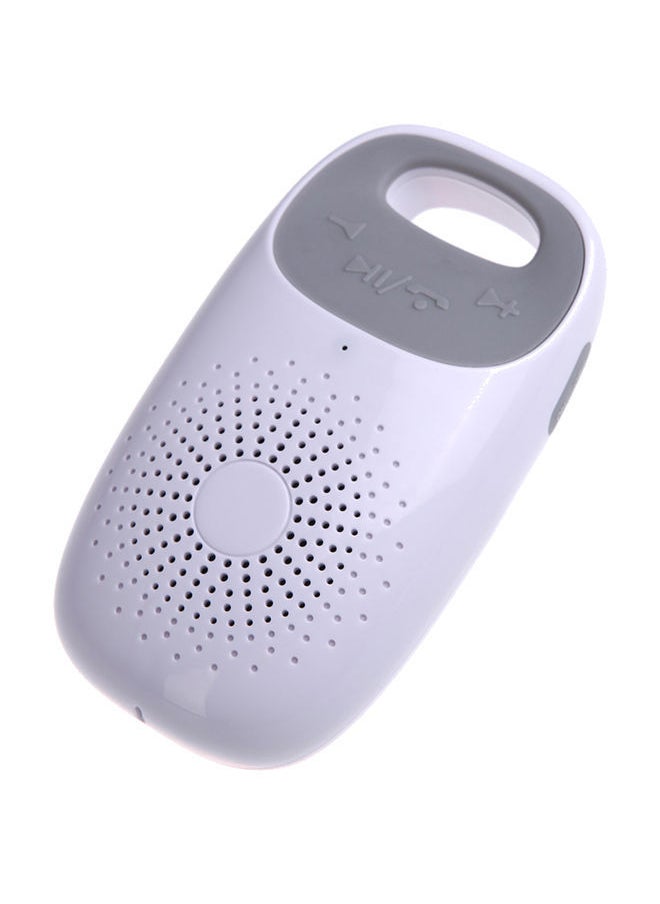 NIBEMINENT - Wireless Bluetooth Speaker With Mic White - Image 1